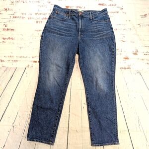Madewell The Curvy Perfect Vintage Jean Women's Straight Leg Jeans - Blue